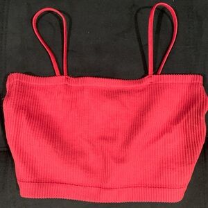 Urban Outfitters Red Crop Top